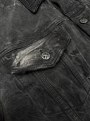 「POISON」Botanical-Dyed Denim Jacket