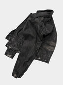 「POISON」Botanical-Dyed Denim Jacket