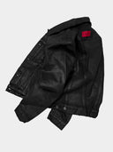 「REEF」Deconstructed Waxed Denim Jacket