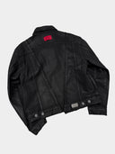 「REEF」Deconstructed Waxed Denim Jacket