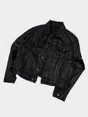 「REEF」Deconstructed Waxed Denim Jacket