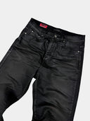 「MAMBA」Waxed Creased Boot-Cut Jeans