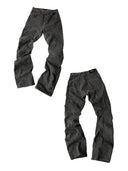 「PUPPET」Deconstructed Spiral Curved-Leg Jeans