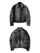 「ASH OF EVIL」Million-Stitch Jacquard Jacket