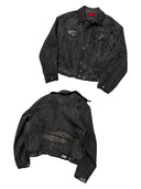 「POISON」Botanical-Dyed Denim Jacket