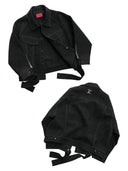 「HUNTER」 Oversized Suede Raglan Jacket