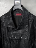 「DARK OPS」 Matte Coated Curved-Sleeve Bomber