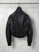 「DARK OPS」 Matte Coated Curved-Sleeve Bomber