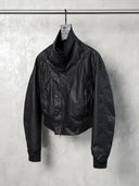 「DARK OPS」 Matte Coated Curved-Sleeve Bomber