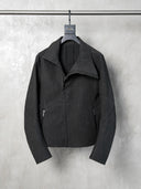 「DESTINY」Sculpted Asymmetric PU-Composite Jacket