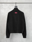 「NIGHT BLADE」 Asymmetric Zip Knit Cardigan