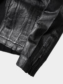 「EXPLOSION」Sculptural Crackle-Finish Jacket