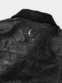 「EXPLOSION」Sculptural Crackle-Finish Jacket