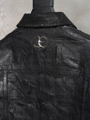 「EXPLOSION」Sculptural Crackle-Finish Jacket