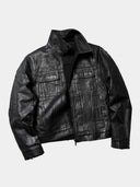 「EXPLOSION」Sculptural Crackle-Finish Jacket