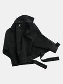 「HUNTER」 Oversized Suede Raglan Jacket