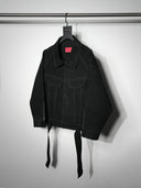 「HUNTER」 Oversized Suede Raglan Jacket