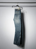 「TSUNAMI」 Lightning Fade Curved-Leg Jeans