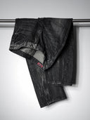 「HURRICANE」 Lightning Fade Curved-Leg Jeans