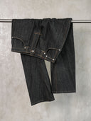 「STRUCTURE」Engineered Selvedge Curved-Leg Jeans