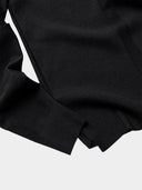 「RAVEN」Sculpted Wool-Blend Knit Top