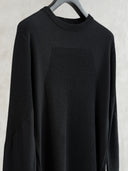 「RAVEN」Sculpted Wool-Blend Knit Top