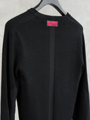 「RAVEN」Sculpted Wool-Blend Knit Top
