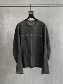 「SANDSTORM」Overdyed Panelled Long-Sleeve T-Shirt