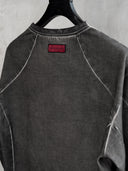 「SANDSTORM」Overdyed Panelled Long-Sleeve T-Shirt