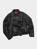 「DARK HALBERD」Waxed Twill Biker Jacket