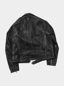 「DARK HALBERD」Waxed Twill Biker Jacket