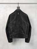 「DARK HALBERD」Waxed Twill Biker Jacket