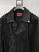 「DARK HALBERD」Waxed Twill Biker Jacket