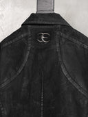 「DARK HALBERD」Waxed Twill Biker Jacket