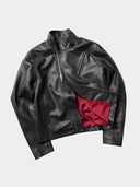 「RED OWL」Sculpted Asymmetric PU Jacket