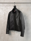 「RED OWL」Sculpted Asymmetric PU Jacket