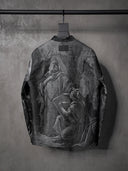 「GOD FATHER」Million-Stitch Jacquard Shirt