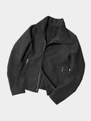 「DESTINY」Sculpted Asymmetric PU-Composite Jacket