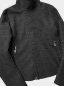 「DESTINY」Sculpted Asymmetric PU-Composite Jacket