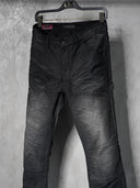 「FOG DEMON」Washed Moleskin Creased Straight-Leg Cargo Pants