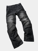 「FOG DEMON」Washed Moleskin Creased Straight-Leg Cargo Pants