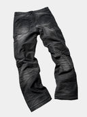 「FOG DEMON」Washed Moleskin Creased Straight-Leg Cargo Pants