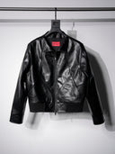 「TORPEDO」Deconstructed Panelled Faux Leather Jacket