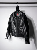 「TORPEDO」Deconstructed Panelled Faux Leather Jacket