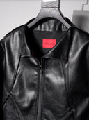 「TORPEDO」Deconstructed Panelled Faux Leather Jacket