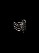 「SPINE OF DEVIL」Sculpted Spine Open Ring