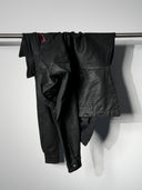 「VENOM」Waxed Structured-Shoulder Denim Shirt