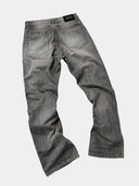「MERCURY」 Nevada Vintage Grey Wash Straight-Leg Jeans