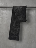 「ABYSM」Blackened Distressed Straight-Leg Jeans