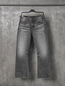 「MERCURY」 Nevada Vintage Grey Wash Straight-Leg Jeans